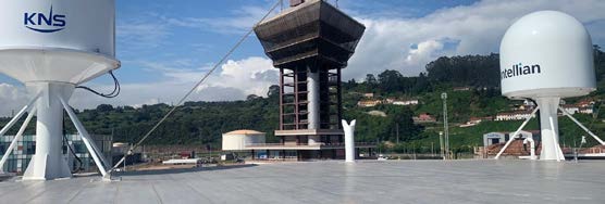 Terminales satelitales en entorno marítimo